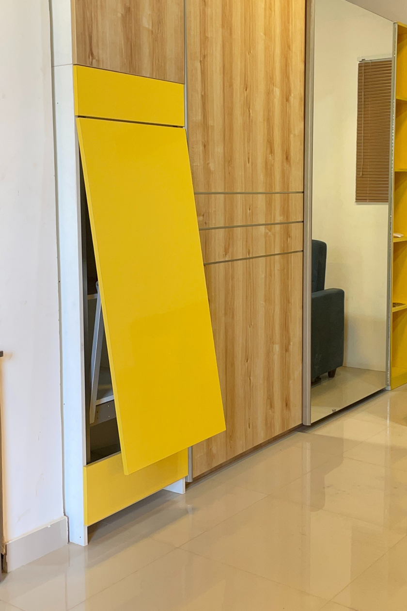 Glide To Open Wall Mount Table