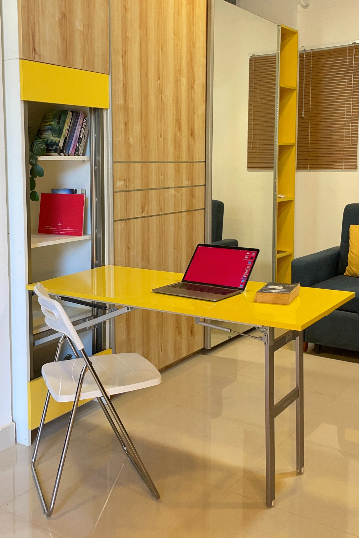 Glide To Open Wall Mount Table