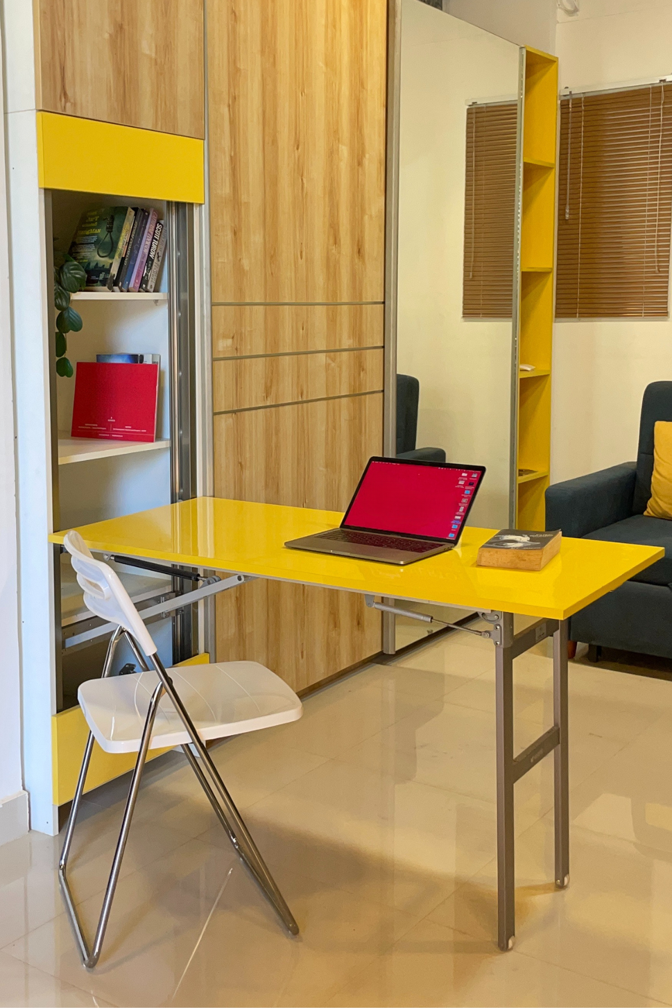 Glide To Open Wall Mount Table