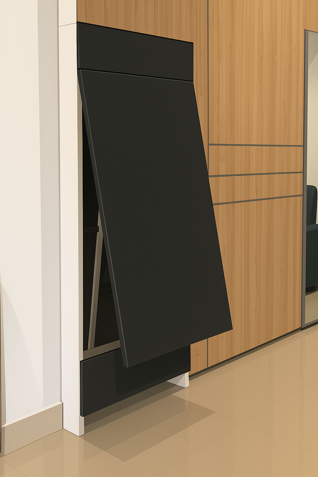 Glide To Open Wall Mount Table