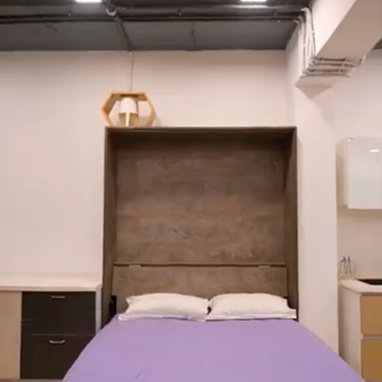 Pro Series Wall bed - Queen Electric  Vertical